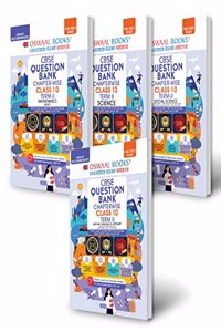 Oswaal CBSE Question Bank Chapterwise For Term 2, Class 10 (Set of 4 Books) English Language & Literature, Science, Social Science & Math (Basic) (For 2022 Exam)