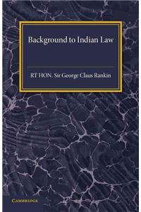 Background to Indian Law