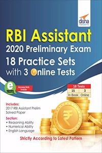 RBI Assistants 2020 Preliminary Exam 18 Practice Sets with 3 Online Tests