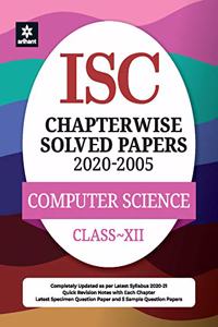ISC Chapterwise Solved Papers Computer Science Class 12 for 2021 Exam
