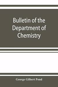 Bulletin of the Department of Chemistry: Calcium carbide and acetylene