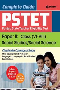 PSTET Punjab State Teacher Eligibility Test Paper 2 for Class (6-8) Social Studies/ Social Science