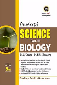 Pradeep's Science Part III (Biology) for Class 9 (Examination 2021-22)