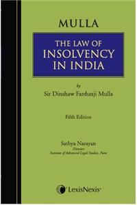Mulla The Law of Insolvency in India