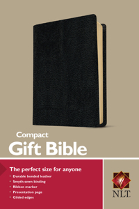 Compact Bible-Nlt: New Living Translation, Black Leather, Promo Edition