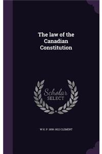 law of the Canadian Constitution