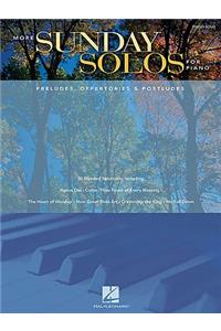 More Sunday Solos for Piano: Preludes, Offertories & Postludes