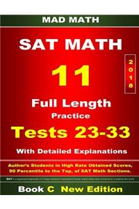 2018 New SAT Math Tests 23-33 Book C