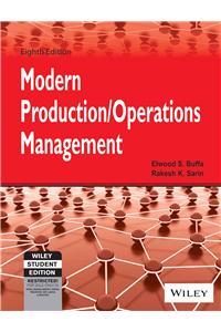 Modern Production / Operations Management, 8Th Ed