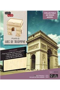 IncrediBuilds: Paris: Arc de Triomphe 3D Wood Model