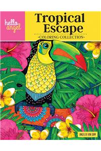 Hello Angel Tropical Escape Coloring Collection