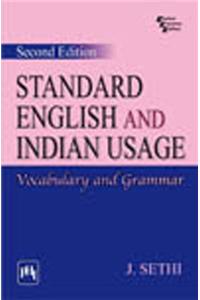 Standard English And Indian Usage : Vocabulary And Grammar