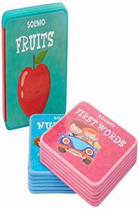 Amazon Brand - Solimo My Baby Foam Books (Set of 3, First Words, Fruits, Numbers)