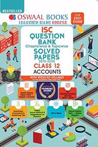 Oswaal ISC Question Bank Chapterwise & Topicwise Solved Papers, Accounts, Class 12 (Reduced Syllabus) (For 2021 Exam)