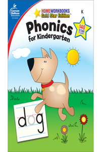 Phonics for Kindergarten, Grade K: Gold Star Edition Volume 12