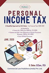 Commercial?s Personal Income Tax for Financial Year 2020-21 by G Sekar, Edition June, 2020