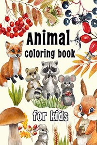 Animal Coloring Book for Kids: Coloring Pages for Relaxation and Stress Relief