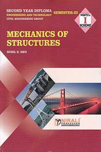 MECHANICS OF STRUCTURES - For Diploma in Civil Engineering - As per MSBTE's 'I' Scheme Syllabus - Second Year (SY) Semester 3 (III)