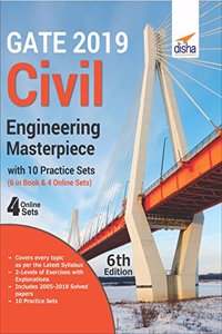 GATE 2019 Civil Engineering Masterpiece with 10 Practice Sets (6 in Book + 4 Online)