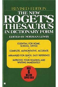 New Roget's Thesaurus in Dictionary Form: In Dictionary Form