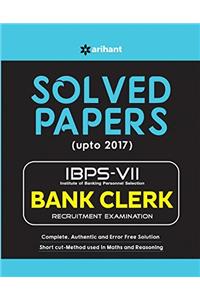 IBPS VII Solved Papers Bank Clerk 2017