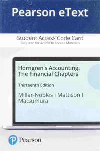 Horngren's Accounting