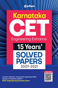 15 Years Solved Papers Karnataka CET Engineering Entrance 2022