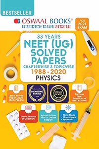 Oswaal NEET (UG) Solved Papers Chapterwise & Topicwise Physics Book (For 2021 Exam): Vol. 3