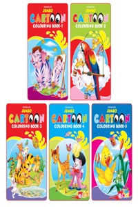 Cartoon Colouring Set (5 Titles)