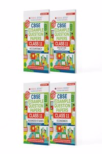 Oswaal CBSE Sample Question Papers English Core, Accountancy, Business Studies & Economics Class 11 (Set of 4 Books) (For 2024 Exam) | 2023-24