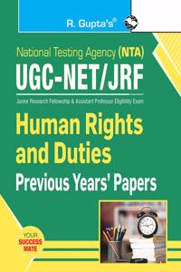 NTA-UGC-NET/JRF: Human Rights and Duties (Paper II)-Previous Years' Papers