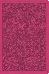 ESV Large Print Compact Bible, Red Letter: English Standard Version, Berry, Floral, Trutone