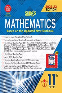 SURA'S 11th STD Mathematics Guide (ENGLISH MEDIUM) 2021-22 Edition - based on Samacheer Kalvi Textbook 2021