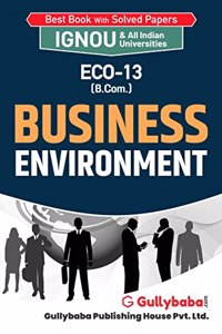 ECO13 Business Environment (IGNOU Help book for ECO-13 in English Medium)