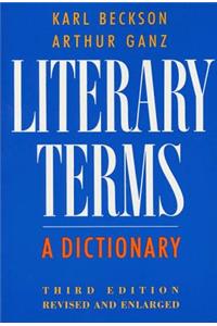 Literary Terms: A Dictionary