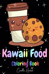 Kawaii Food Coloring Book