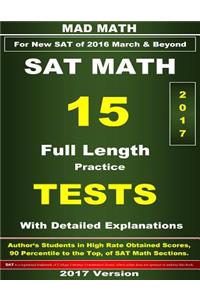 2017 New SAT Math 15 Tests