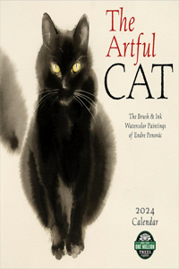 Artful Cat 2024 Wall Calendar