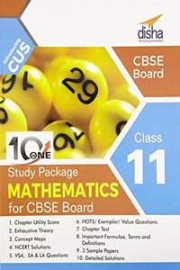 10 in One Study Package for CBSE Mathematics Class 11 with 3 Sample Papers