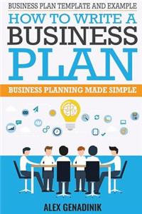 Business Plan Template And Example