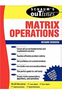 Schaum's Outline of Matrix Operations