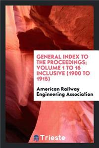 Proceedings of the American Railway Engineering Association