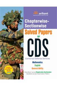 Chapterwise-Sectionwise Solved Paper Of Cds Mathematics| English |General  Ability
