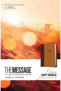 Message Deluxe Gift Bible, Brown