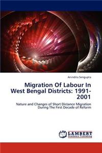 Migration Of Labour In West Bengal Districts