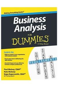 Business Analysis For Dummies