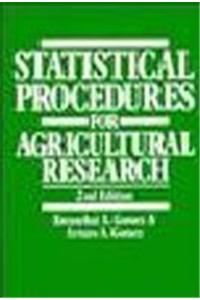 Statistical Procedures For Agricultural Research