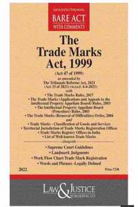 Trade Marks Act, 1999 with allied Rules and order [Paperback] Law & Justice Publishing Co