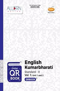 Maharashtra SSC Board Std. 10 QR Book- English Kumarbharati | Chetana | New Technology | Powered by Virtual Teachers Available 24x7 | Set of 2 books