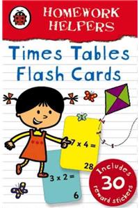 Ladybird Homework Helpers: Times Tables flash cards